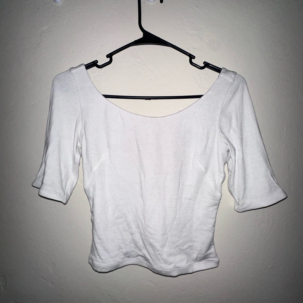 Lululemon Half-sleeve White Top